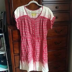 Anthropologie button down dress
